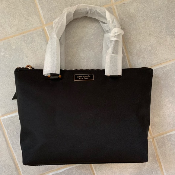 INSULATED TOTE KATE SPADE NYLON MINI BLACK BAG - Picture 5 of 8